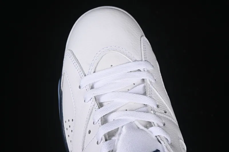 All categories Air Jordan Jordan series basketball shoes Air Jordan 6 F version Air Jordan 6 Retro "Midnight Navy" AJ6 Joe 6 white sea blue CT8529-141